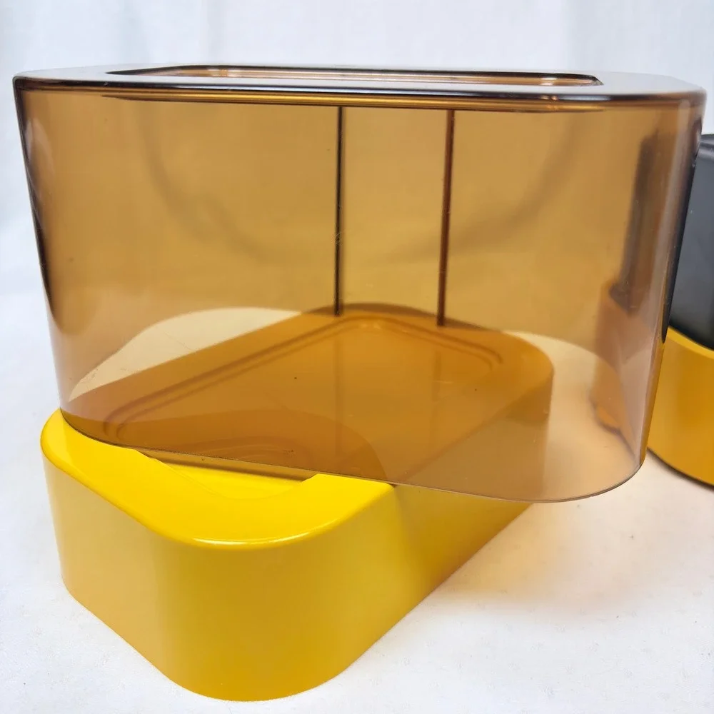 Terraillon Export 4000 Kitchen Scale Vintage Yellow Amber MCM Made in France